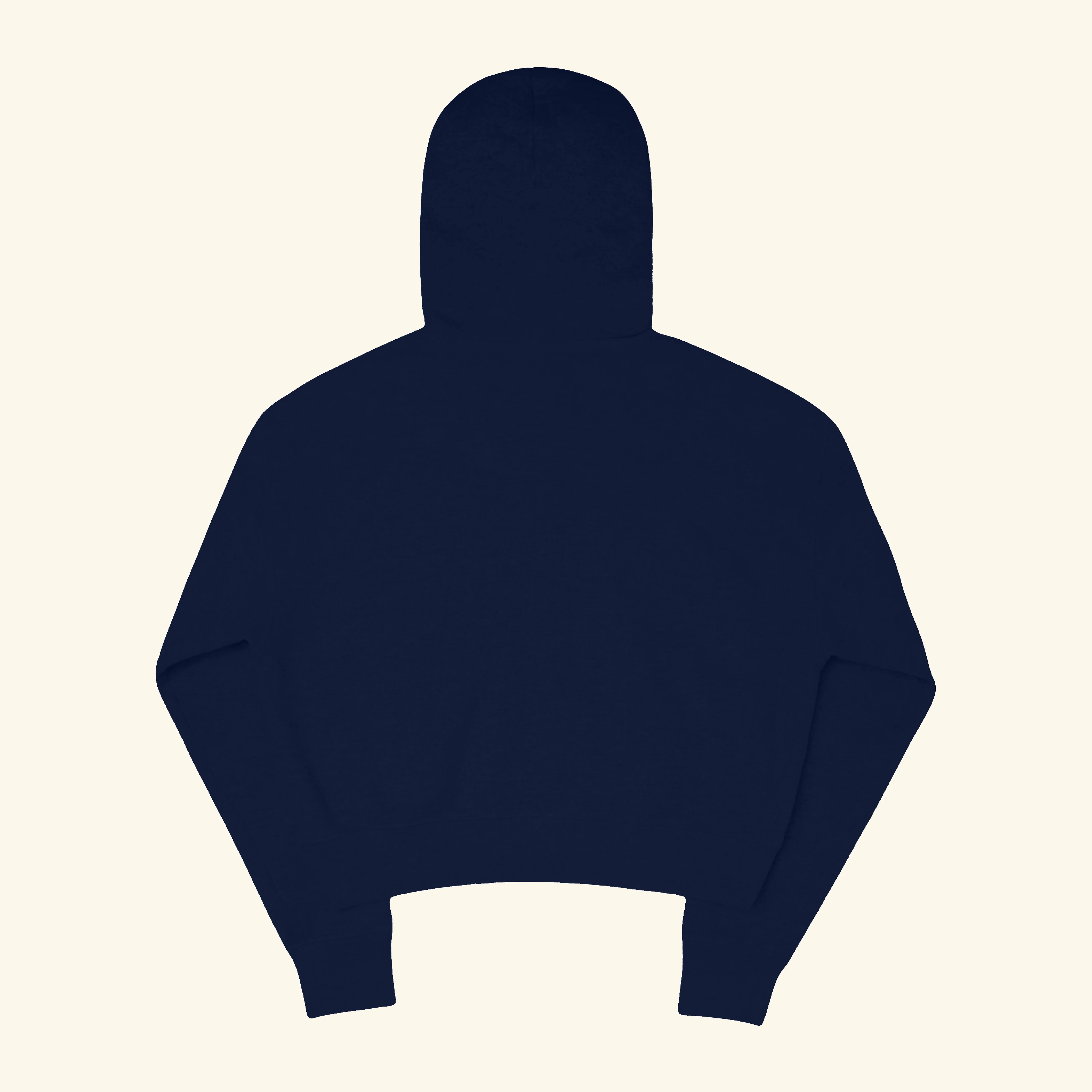 Women's Distressed Zip Hoodie (Navy) - Image 2