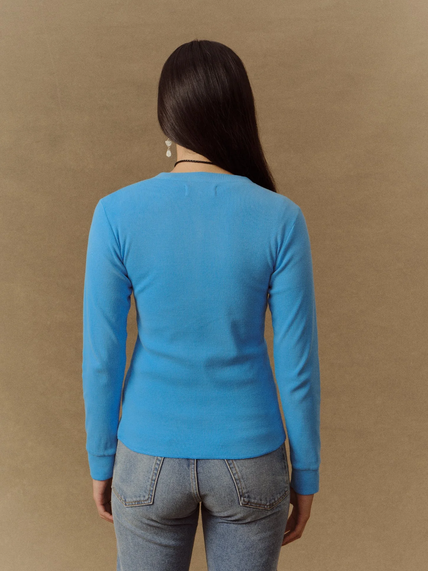 Women's Western Athletic Cardigan (Malibu Blue) - Image 4